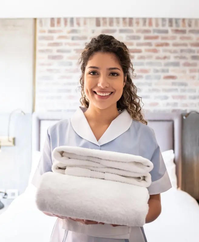 Legally hired Sri Lankan maid in Malaysia providing household and caregiving support